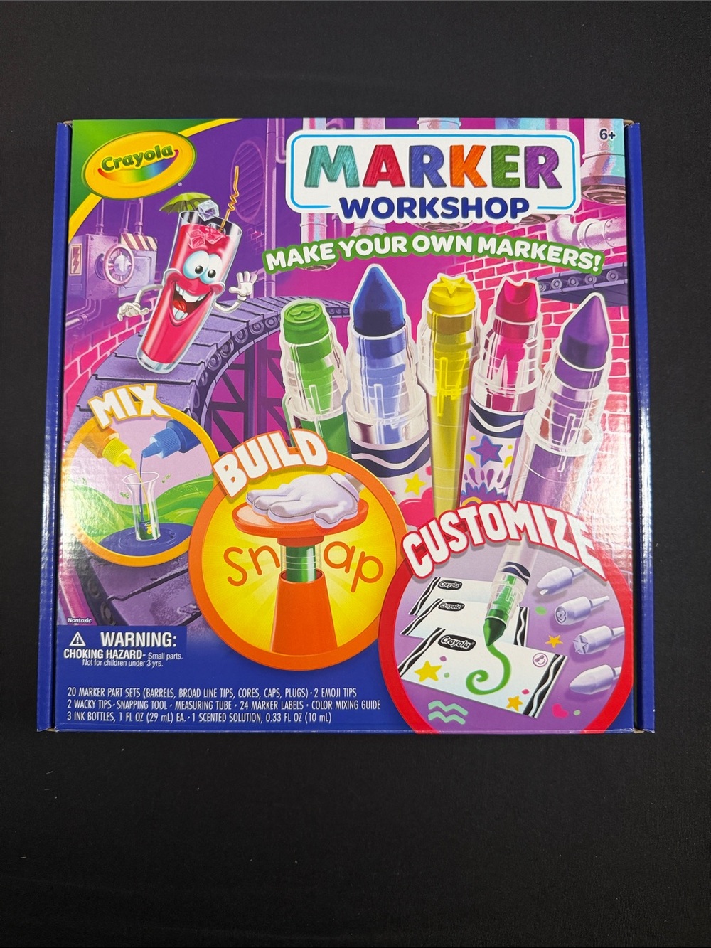 Crayola Marker Workshop Make Your Own Markers Craft Kit NIB
